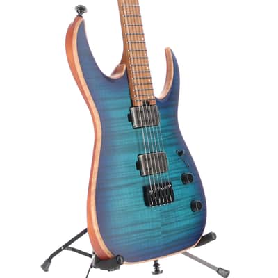 Jackson Custom Shop Custom Shop USA Signature Misha Mansoor Juggernaut HT6FM Satin Laguna Burst (RC2) (10757) image 3