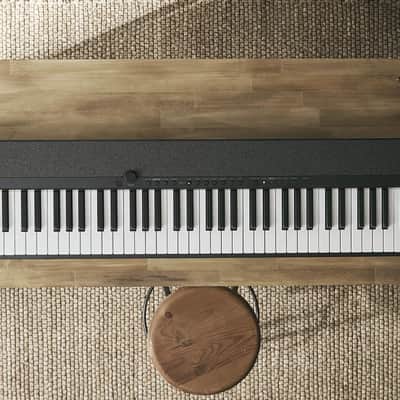 Casio Casiotone CT-S1-76BK Piano-Keyboard avec 76 Touches à Frappe Dynamique, 61 sons, Noir image 1