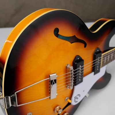 Epiphone Casino Vintage Sunburst Electric Guitar w/ Hardshell Case #59253 image 10