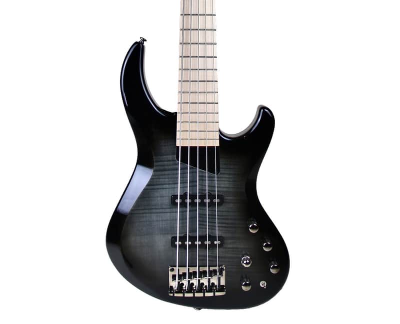 MTD Kingston Saratoga Deluxe 5 - Trans Black Burst w/Maple FB - Open Box image 1