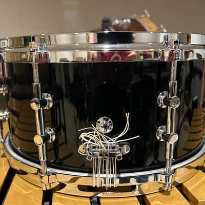 Lang/Gladstone 7x14" Solid Maple Black Snare Drum image 3