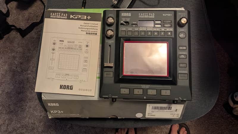 Korg KP3+ Kaoss Pad 3 + Dynamic Effects Unit/Sampler 2010s - Black image 1