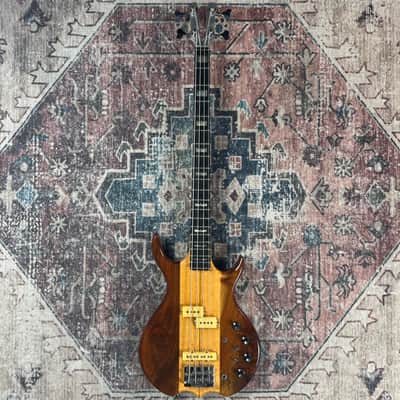 1979 Kramer DMZ6000B Vintage Natural Aluminum Neck Made In USA Dimarzio PJ Bass Guitar W/ Gigbag! image 5