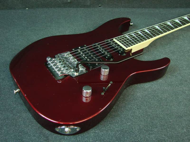 Jackson Dinky DK2 Red Electric Guitar Made In Japan HSS Floyd Rose