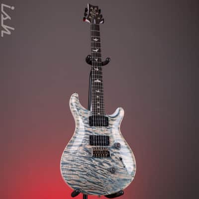 PRS Custom 24 Quilt Artist 1-Piece Top Indigo with White Back image 2