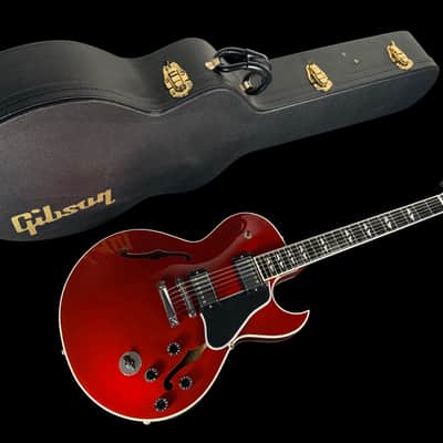 2004 Gibson ES-137 CU Custom Semi-Hollow ~ Candy Apple Red image 13