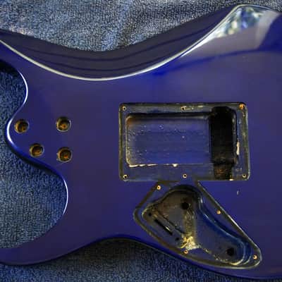 Vintage Ibanez RG370 Blue Basswood Body image 4