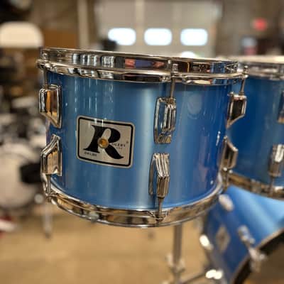 Rogers XP8 Six Piece Drum Set - 1980s - Blue Mist image 11