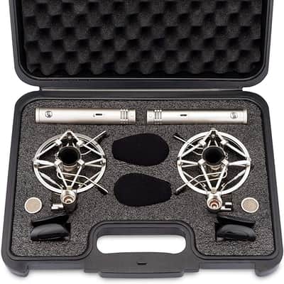 Warm Audio WA-84 Premium Stereo Package - Multi-pattern Small-diaphragm Condenser Microphone - Nickel image 3