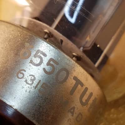 Tung-Sol 6550 Beam Power Pentode AT1000 TESTED Vacuum Tube RARE early smooth plate no-hole 3 getters premium 1963 image 4