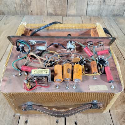 Fender Tweed Champ 5D1 Wide Panel 1956 - Tweed image 20