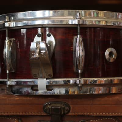 1970's Gretsch '4157' Snare Drum 5.5”x14" in Walnut image 4