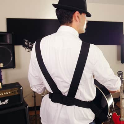 Slinger Straps "Harness Strap" | 2-Inch Shoulder Straps | Ergonomic Double Guitar Strap image 3