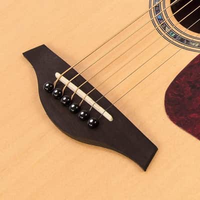 Vintage VGA990 Electro-Acoustic Sweetwater Guitar ~ Natural image 8