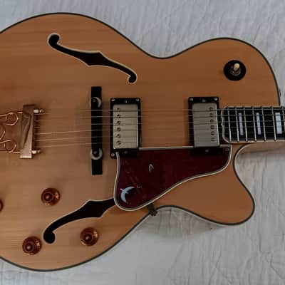 90s Epiphone Joe Pass Emperor I — Rare Early Deep Body Spec (Samick MIK) w/ OHSC - Gorgeous Natural Finish 1990s Natural image 4