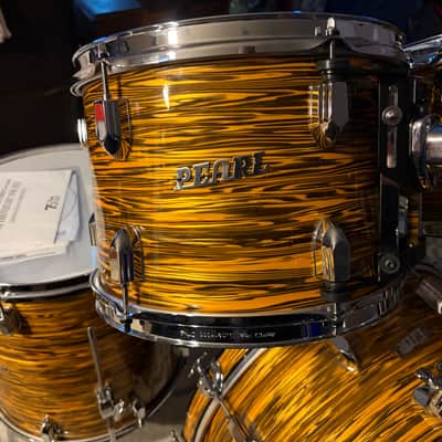 Rare 4pc Pearl Presidential Series - Sunset Ripple with Bass drum mount image 2