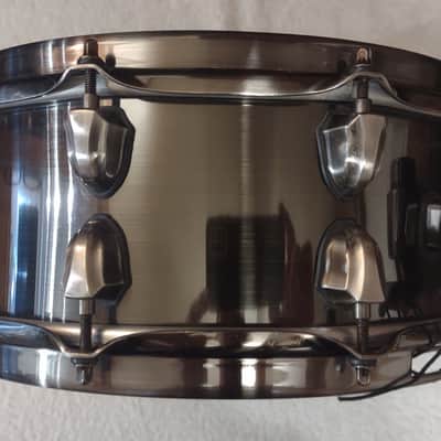 Mapex Black Panther Blade 14x5.5" Steel Snare Drum - Brushed Nickel Over Steel image 8