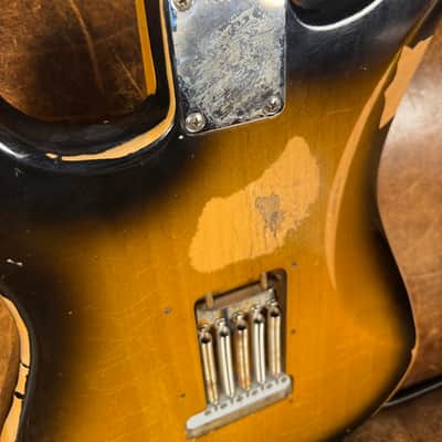 Fender American Vintage ‘57 Reissue Stratocaster 2005 - Sunburst image 9
