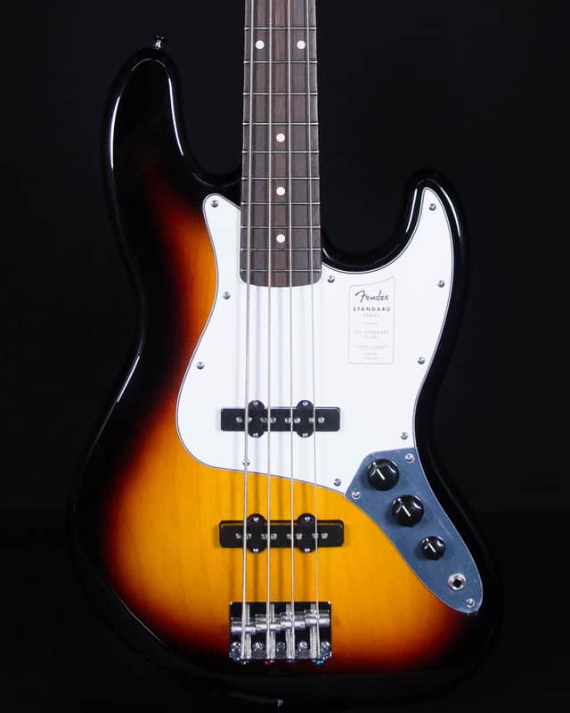 Fender Standard Jazz Bass, Laurel FB, 3-Color Sunburst image 1