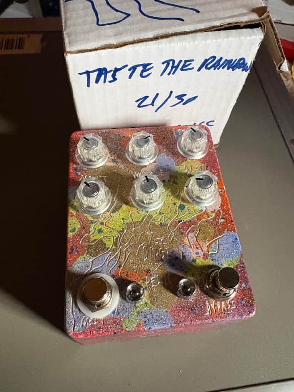 Dirge Electronics Slowly Melting Fuzz with Expression 2020s - Rainbow vomit image 1