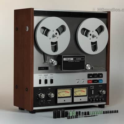 TEAC 4300 Reel-to-Reel Tape Deck – Professionally Restored – 1-Year Warranty image 4