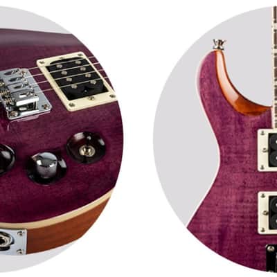 Flight VANGUARD TENOR TPP Rock Series Flamed Maple Top Mahogany Neck 4-String Electric Ukulele w/Padded Gig Bag image 8