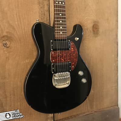 Mosrite SM Singlecut Vintage Electric Guitar Black Modified 1977 image 1