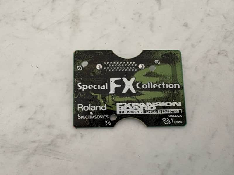 Roland SR-JV80-15 Special FX Expansion Board 1990s - Green image 1