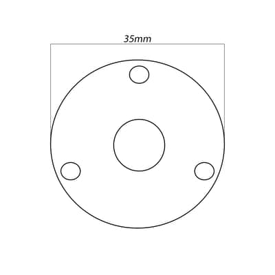 Flying V Round Jack Plate image 2