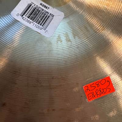 Zildjian K Custom 22" Dark Ride Cymbal 2580g Video image 8