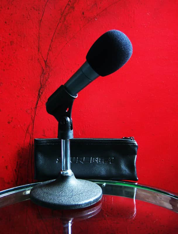 Vintage 1980's Shure BETA 57 Supercardioid Dynamic Microphone USA Low Z w accessories Guns and Roses SM57 SM58 # 3 image 1