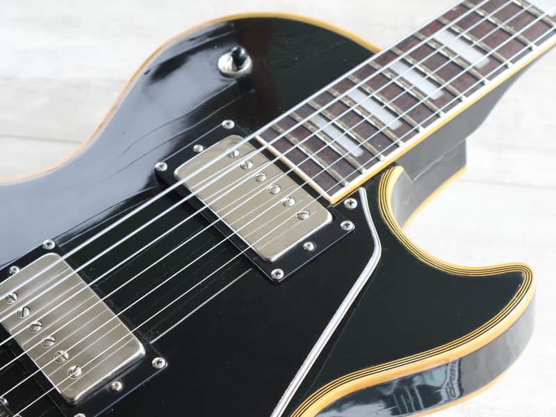 1974 Greco Japan EG-380B Les Paul Custom w/Bareknuckles (Ebony