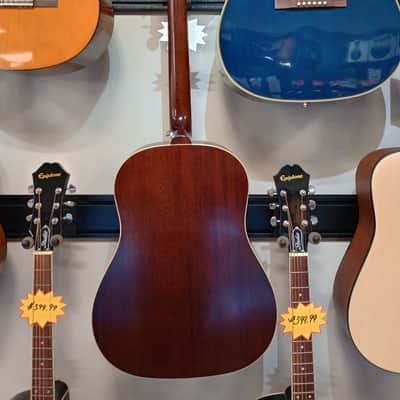 Epiphone J-45 Standard Acoustic/Electric Guitar - Aged Tri-Burst image 2