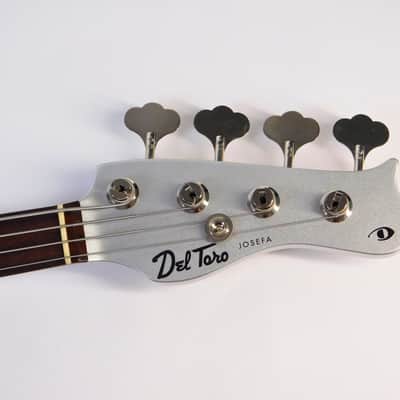 2025 Del Toro Josefa TBJ Bass - Nickel Metallic image 6