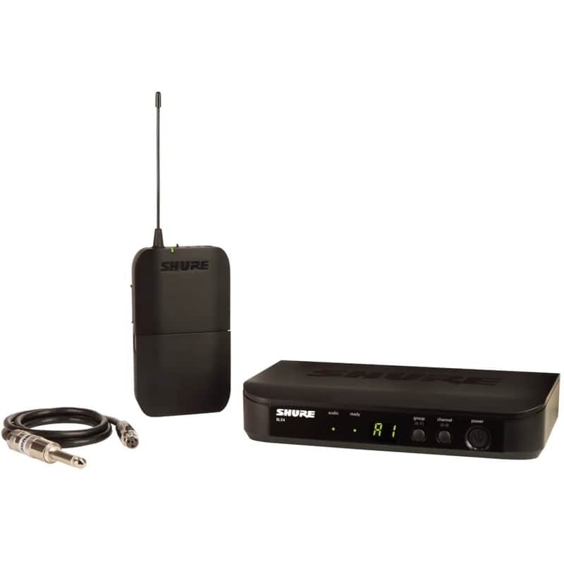 Shure BLX14 Wireless Bodypack Guitar System - H11 Band image 1