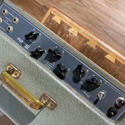 Gibson Maestro GA-45 1955 4x8” guitar/harp combo - Blue/Cream image 7