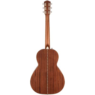 Fender PS-220E Parlor, All Mahogany, Aged Cognac Burst, Ovangkol Fingerboard image 3