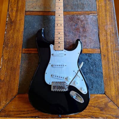 Fender Partscaster Strat MIM Squier Seymour Duncan 1998 - black/maple image 3