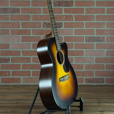 Martin Road Series OMC-10E Modern Burst Acoustic-Electric Guitar - 1935 Sunburst image 10