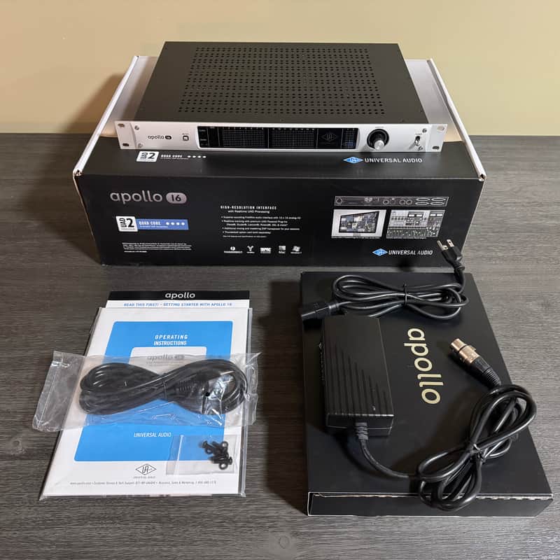 Universal Audio Apollo 16 QUAD Firewire Audio Interface (Thund…