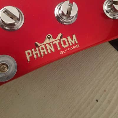 Phantom guitars bass Red 1980's rare image 12