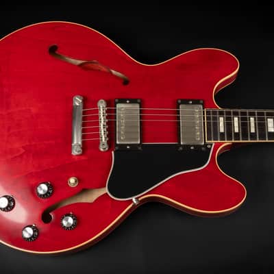 2014 Gibson Custom Shop 50th Anniversary '63 ES-335TDC VOS - Faded Cherry | USA Memphis 1963 Reissue Block Inlays 3.56kg | CoA OHSC image 4