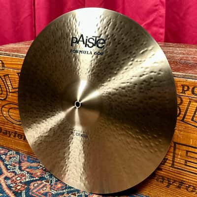 18" Paiste Formula 602 Modern Essentials Crash Cymbal 1500g *Video* image 2