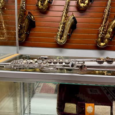Selmer Model 26 Silver Soprano Saxophone FULL OVERHAUL PAD JOB! image 16
