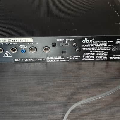 dbx 463X Over Easy Noise Gate 1990s - Black image 9