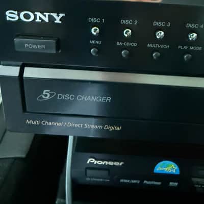 Sony SCD-CE595 5 Disc CD Super Audio Player w/Remote & Manual Mid 90’s - Black image 3
