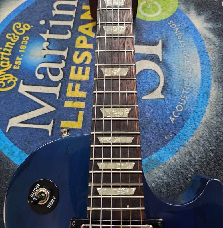 Gibson Les Paul Studio Lite 1994 - Trans Blue | Reverb