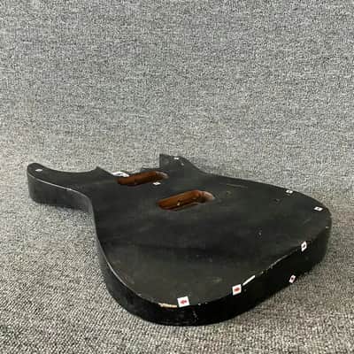 Black Basswood HH DIY Project Guitar Body image 15