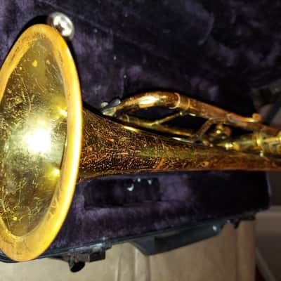 King Cleveland 600 Bb Trumpet Brass with Case, Good Playing Condition image 4