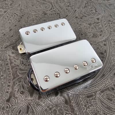Fender Squier "Atomic" SQR series Humbucker Pickup SET in Chrome!  Neck & Bridge, Contemporary Jaguar HH. (SKU: A2-3-4) image 1